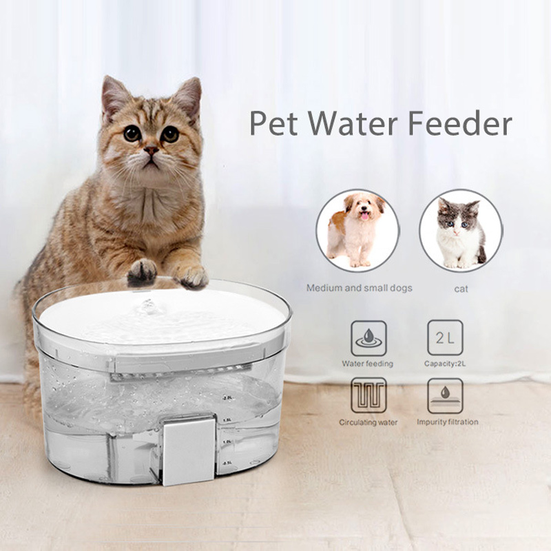 Graffiti Water Feeder Smart Pet-friendly Water Dispenser Automatic Circulating Filtration Disinfection Mobile Remote Control