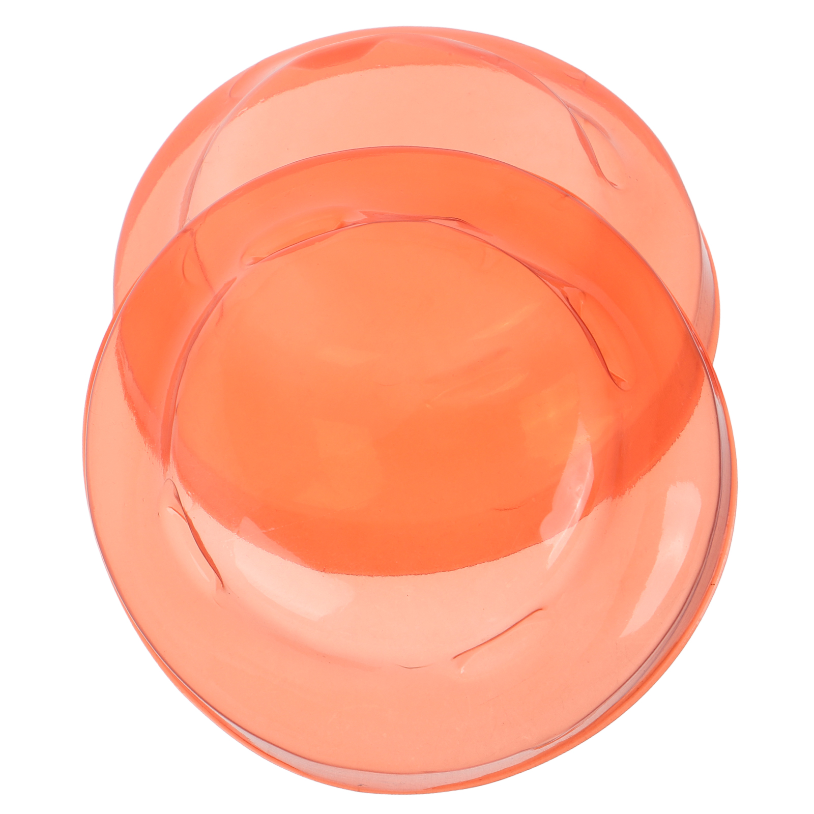 2 Pcs Smoke Protective Cover Alarm Dust Smoking Fire Plate Decorate Orange