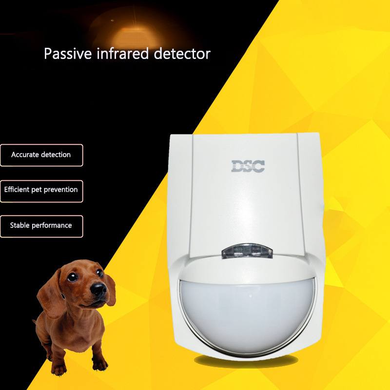 Wired Anti-pet Passive Infrared Detector Wall-mounted Body Induction Intrusion Detection Wide-angle Anti-theft Curtain Alarm