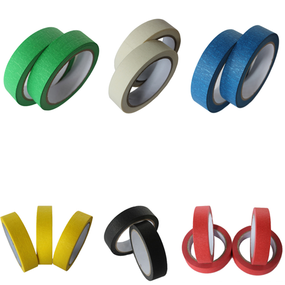 Masking Tape Flexible Painting Rubber Color Separation Mark High Temperature Resistance