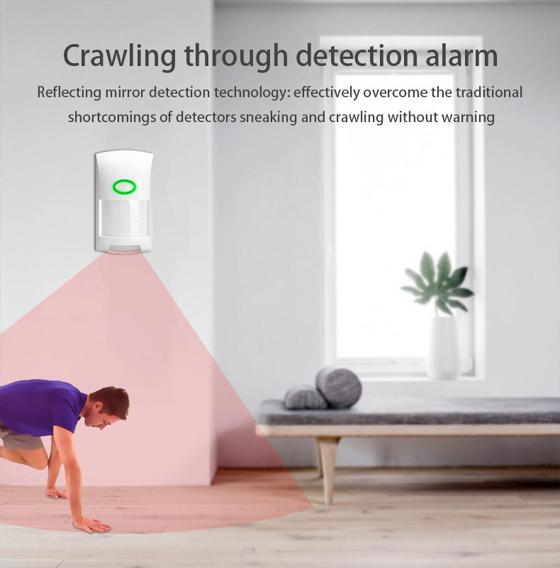 Tuya Intelligent APP Wifi Infrared Alarm Human Body Induction Monitor PIR Wireless Detector Indoor Anti-theft Pet Prevention