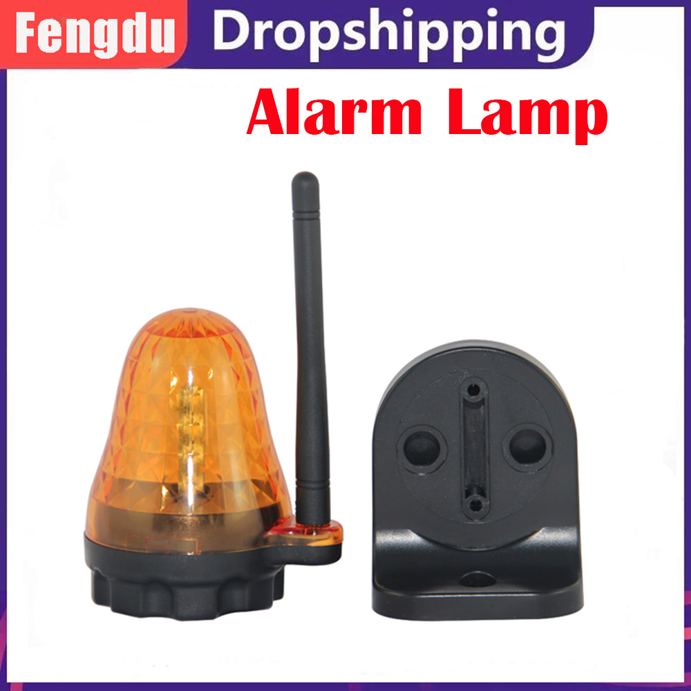 Garage Door Gate Opener Bright LED Warning Light Universal 24V 230VAC Signal Alarm for Automatic Gates Garage Door Safety