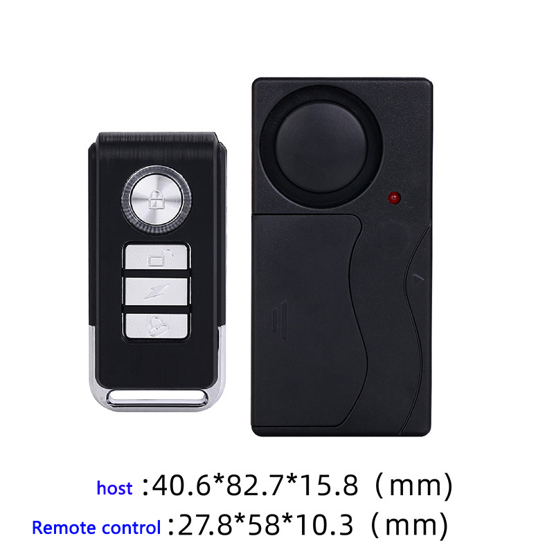 Anti Lost Wireless Remote Control Door Window Vibration Detector Motorcycle Electric Bicycle Car Bike Alarm Security Sensor