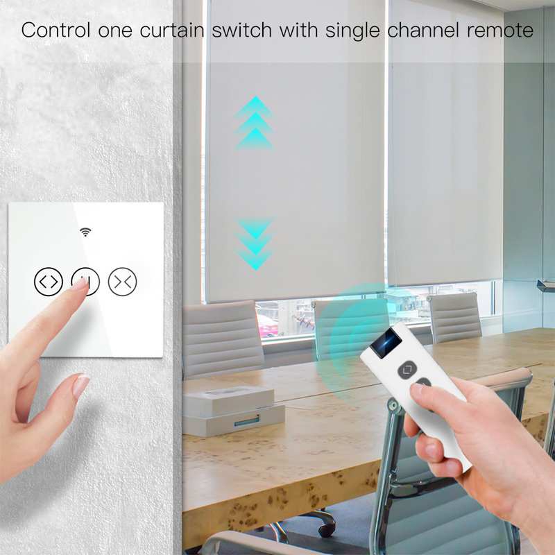 RF433 Remote Control Single Channel Is Equipped with Intelligent On-off Device and Fan Curtain Dimming Switch
