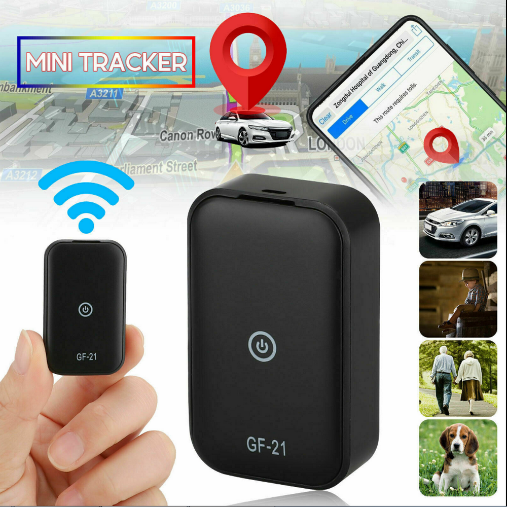 2G Mini GF21 GPS Car Tracker App Anti-Lost Anti-theft Tracking Device Voice Control Recording Vehicle Kids Locator WIFI+LBS+GPS