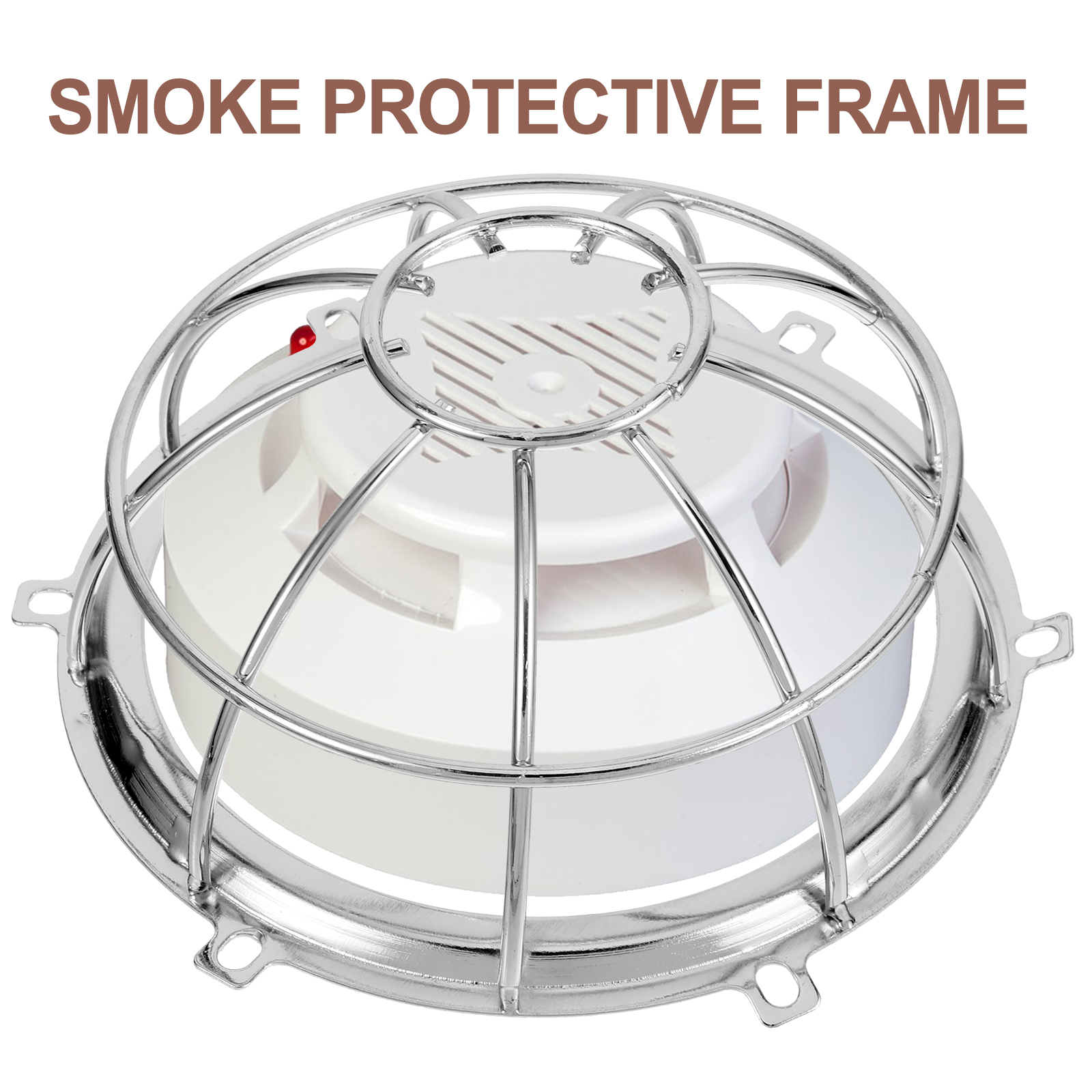 Fire Sprinkler Head Protective Cover Red Metal Smoke Guard Dust Proof Decorative Cooking Plate Commercial