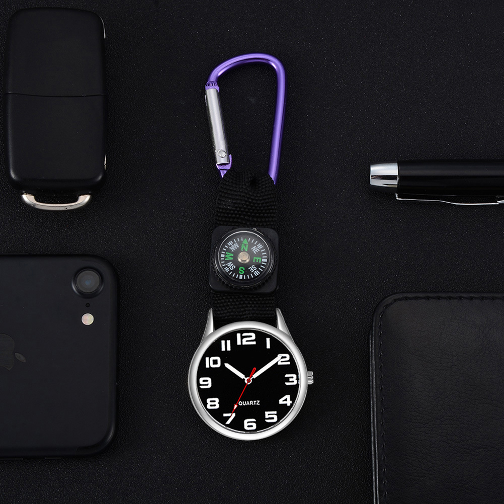 Purple Nurse Pocket Medical Style Portable Hanging For Doctors Nurses Unisex Clothing Decoration Gift Nurse Watch Brooch Pocket