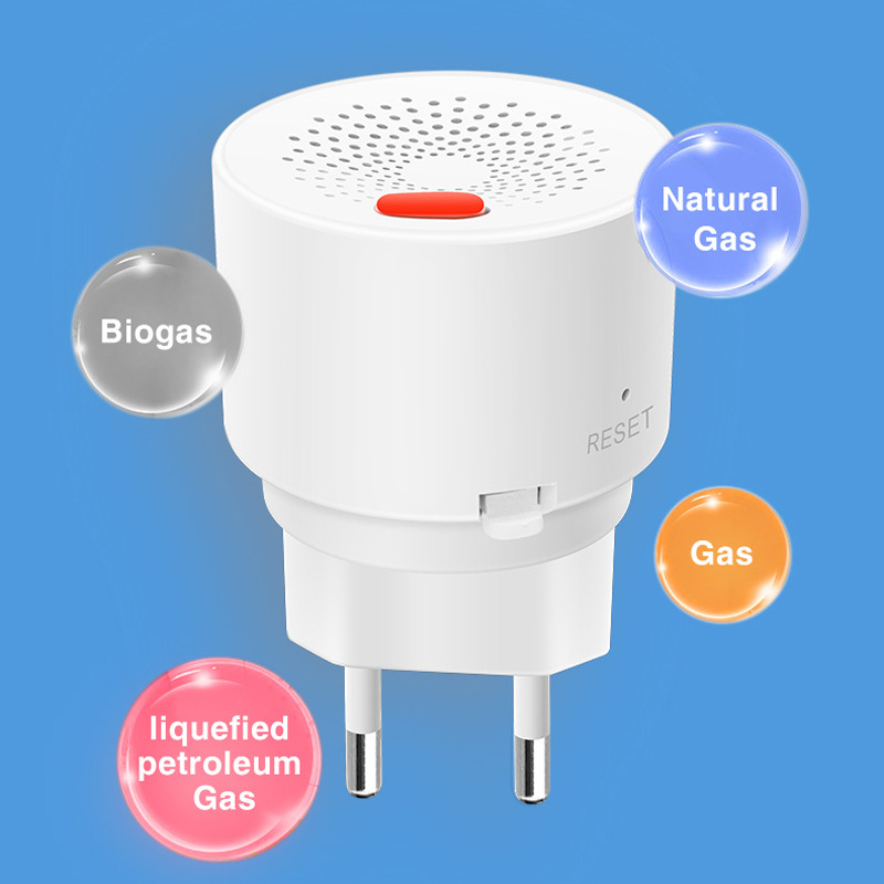 UK EU US Tuya Smart Zigbee Gas Leak Detector Wireless LPG Natural Gas Methane Leakage Sensor For Household Kitchen Alarm System