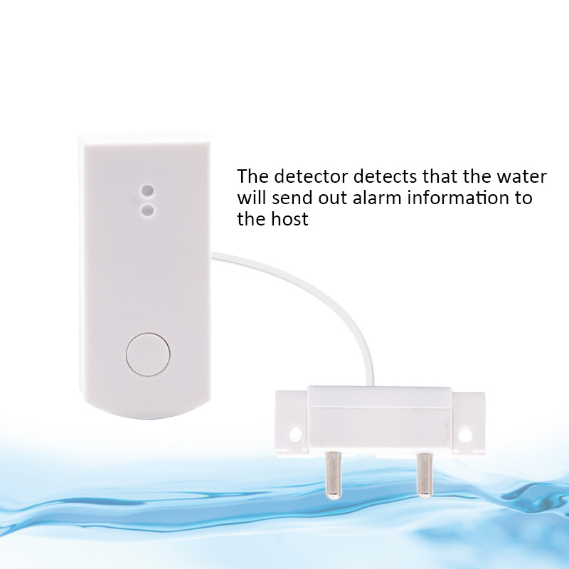 Wireless Water Leakage Sensor Flood Overflow Detector 433MHz for Smart Home Burglar Security Alarm Systems G90B Plus