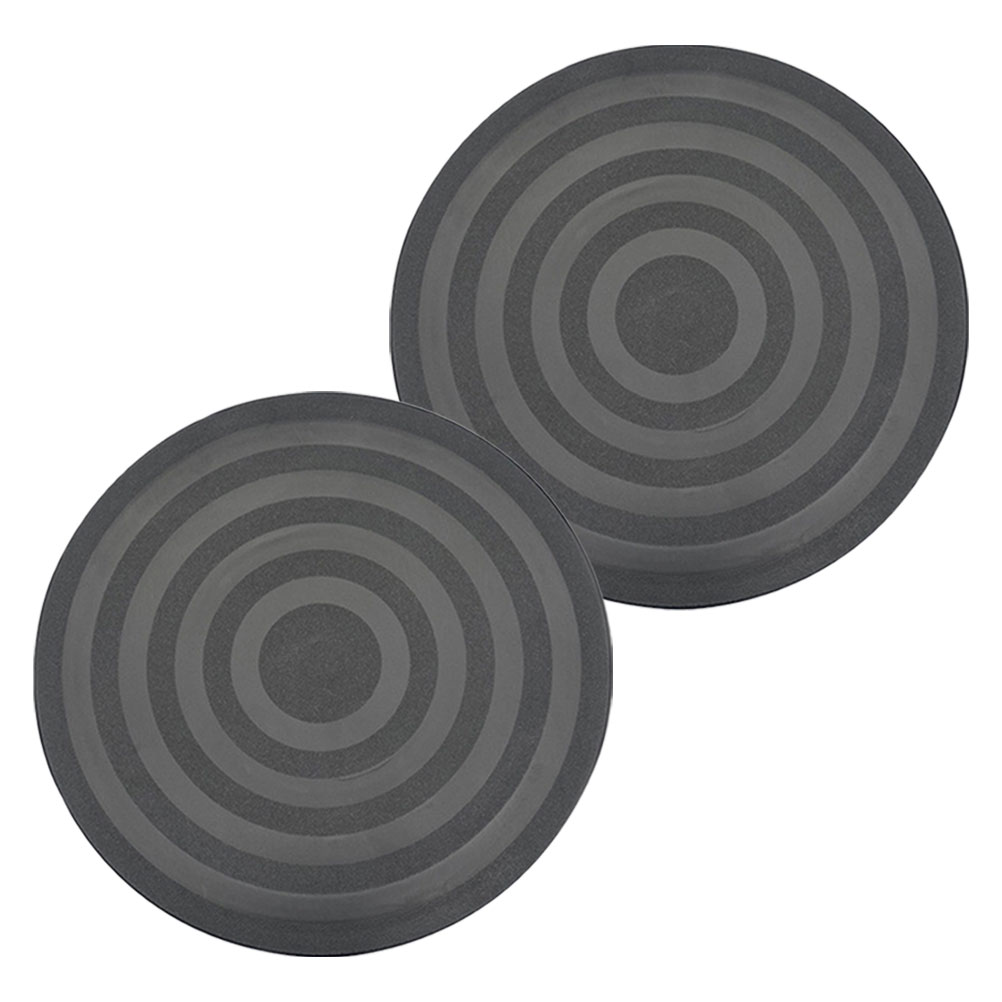 2pcs Plastic Turntable Swivel Tray 360 Degree Rotation Reusable Turntable With Steel Ball Bearing For Packaging Diy Kitchen Use