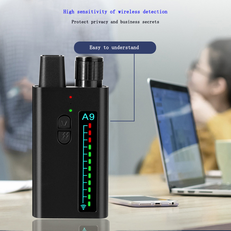 A9 Finding GPS Signal Scanner Hotel Anti Eavesdropping Positioning Tracking Camera Equipment Wireless Anti-Monitoring Detector