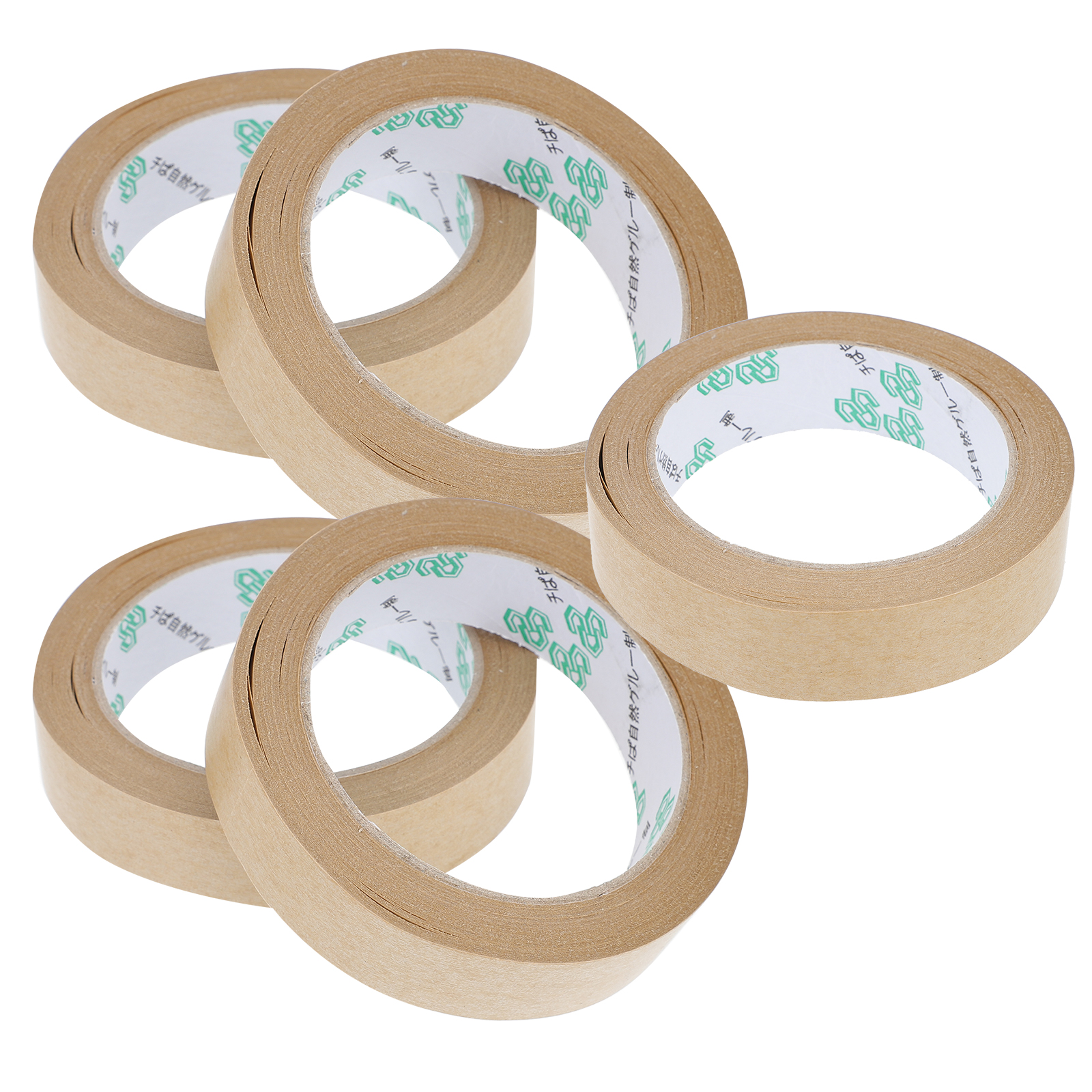 Environmentally Friendly Cowhide Tape Packing Kraft Brown Paper Label Packaging for Boxes Gummed