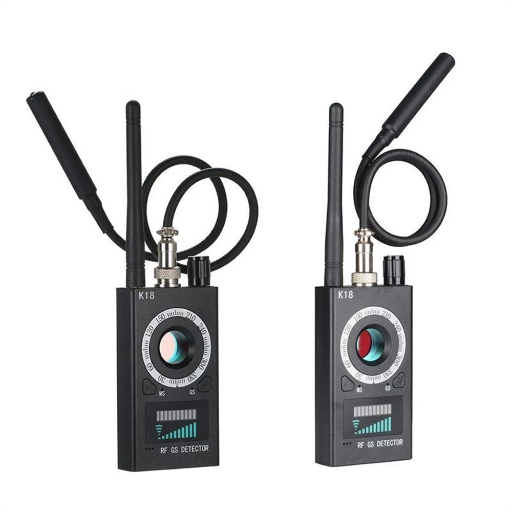 K18 1MHz-6.5GHz Multi-function Anti-spy Camera GSM Audio Bug Finder GPS Signal lens Tracker Detect Rf Wireless Signal Detector