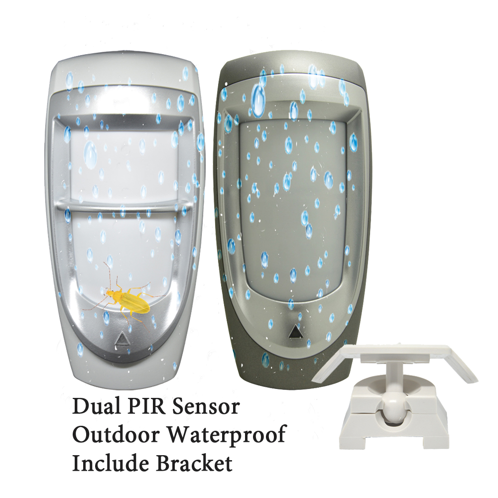 1Pcs Outdoor IP45 Waterproof 12Vdc Wire Infrared Detector Home Security DG85 Dual Motion Sensor Pet Friendly NC Relay Signal