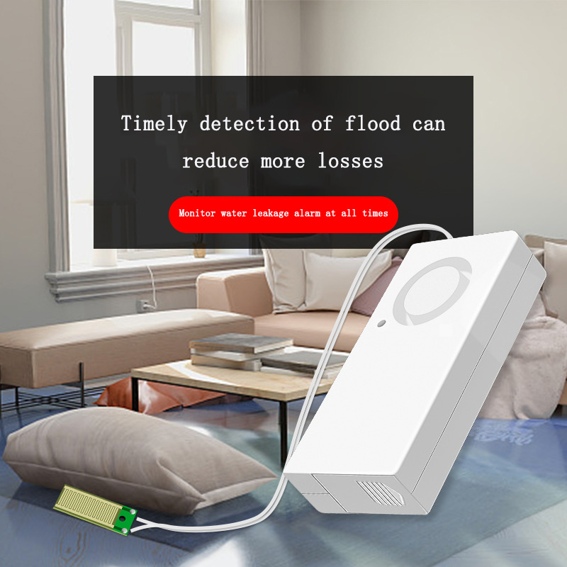 Water Leakage Detector Overflow and Immersion Sensor Level Indicator High Decibel Full Water Alarm Fish Tank Domestic Pool