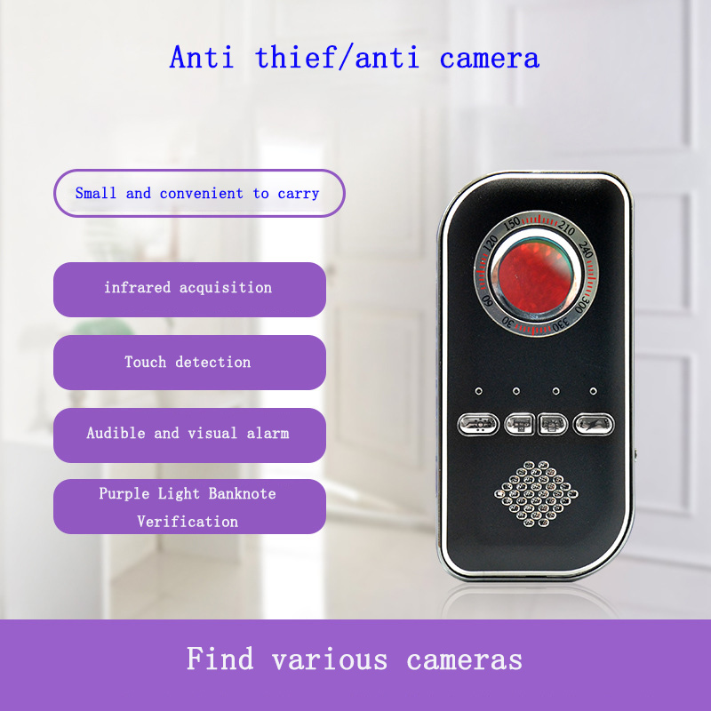 K300 Compass GPS Detect Scanner Burglar Vibration Alarm Horn Hotel Anti Steal Camera Monitoring Eavesdropping Infrared Detector