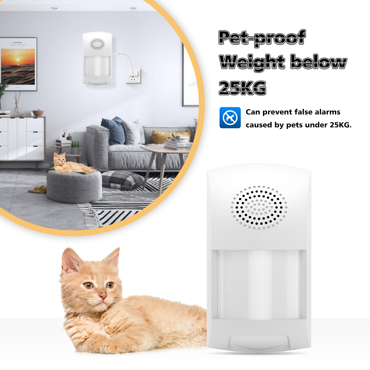 Tuya WiFi Remote Control Bluetooth Motion Infrared Human Body Sensor Anti-theft Detector Acousto-optic Alarm Timing Withdrawal