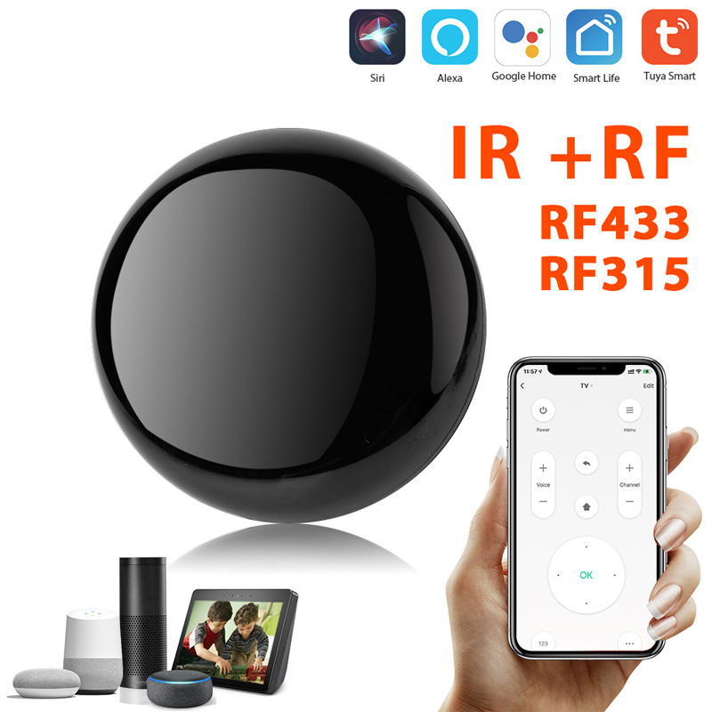 Graffiti Wifi Infrared Remote Control RF DIY Intelligent Copy Air Conditioning Controller Timing Universal IR Learning Function