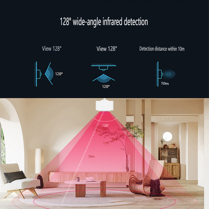 MS06 Mobile App Remote Control Graffiti WiFi Intelligent PIR Human Movement Wide-angle Infrared Safety Alarm Sensor