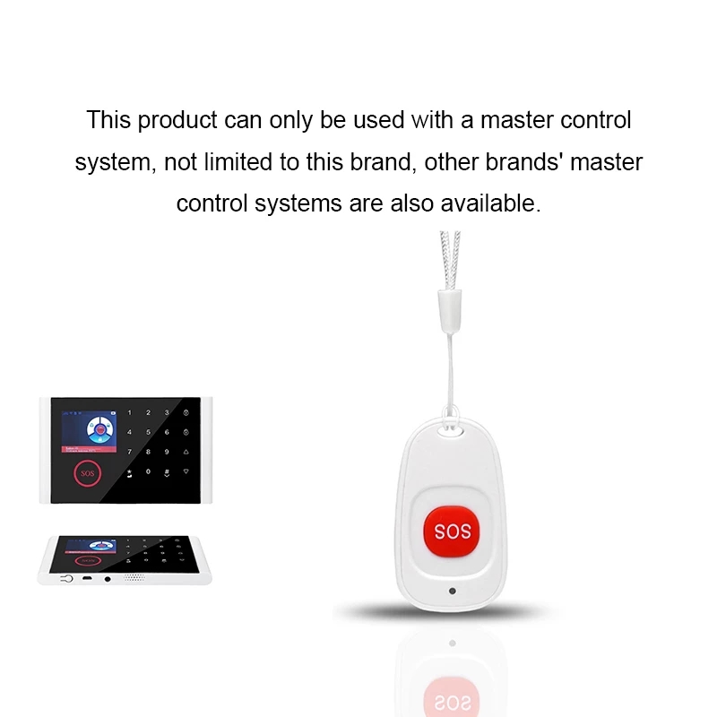 SOS Emergency Panic button for elderly Alarm Sensor Home Burglar Alarm Wireless 433MHz for  Security Alarm System