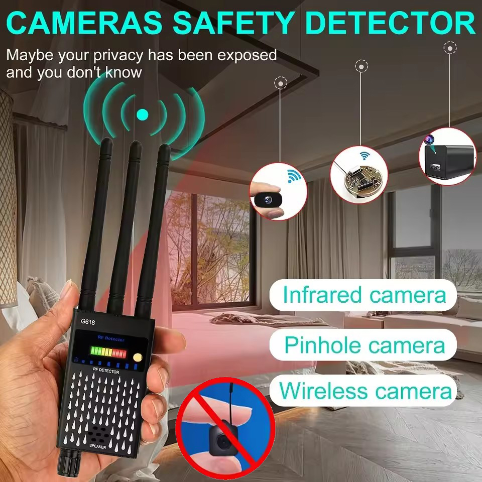 5G mobile signal WiFi interference shield detection GPS tracker CDMA signal detector RF finder GSM audio spy equipment detectors