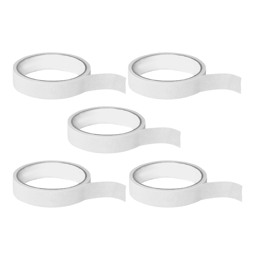 5 Rolls for Painting Adhesive Decorators Paper Tape White Art Paper Students DIY Adhesive Masking Tape Crafts Walls