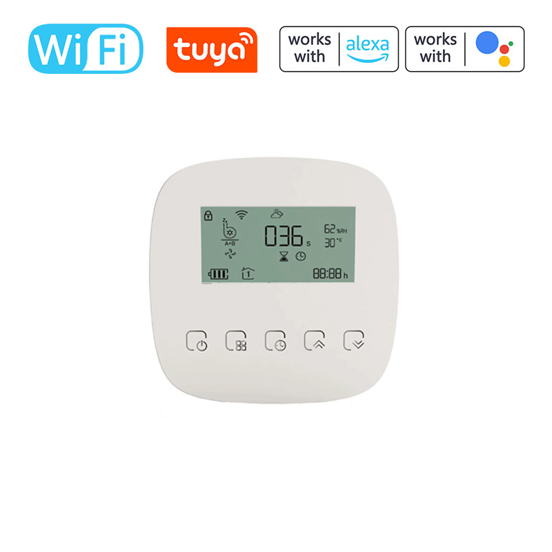 Weather Station with Outdoor Humidity Display Tuya Smart Home Watering Timer Charging App Automatic Micro Drip Irrigation System