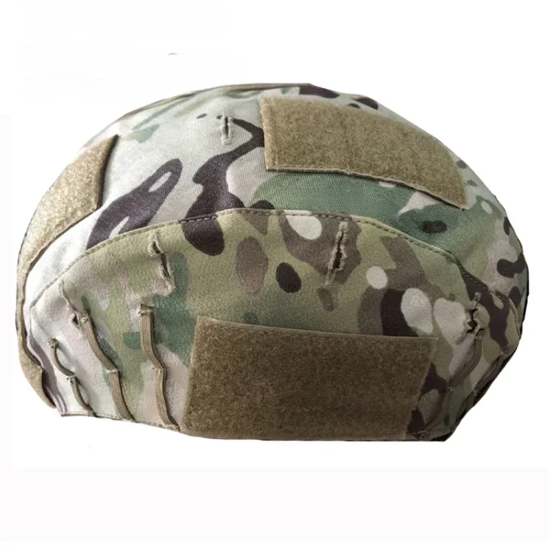 Tactical Helmet Cover 4 Hole MC Camouflage Cag Fabrics Sewing Cotton Linen Hunting Gear TMC Fast Helmet