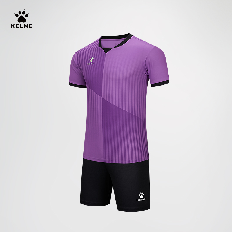 Kelme Customized Football Uniforms Competition Training Uniforms Outdoor Sports Short-sleeved Tops Breathable Jerseys