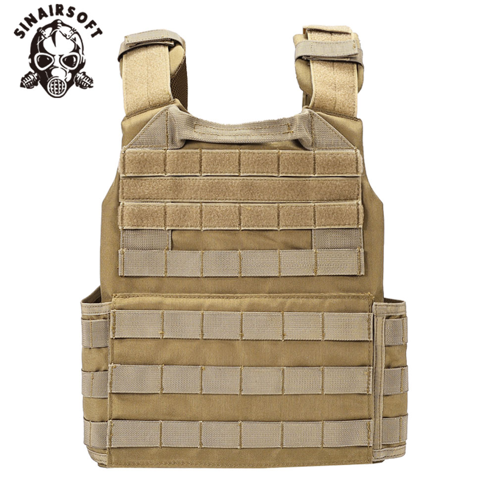 SINAIRSOFT Tactical Vest Plate Carrier Molle Quick Release Adjustable Hunting Airsoft Vests Lightweight Body Armor Vest