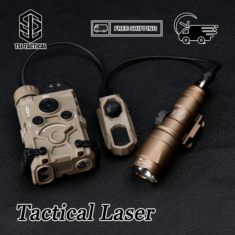 OGL NGAL PEQ DBAL Red Dot Green Blue IR SF M300A M600C Surefir Flashlight Strobe LED Scout Light Dual Remote Switch For Hunting