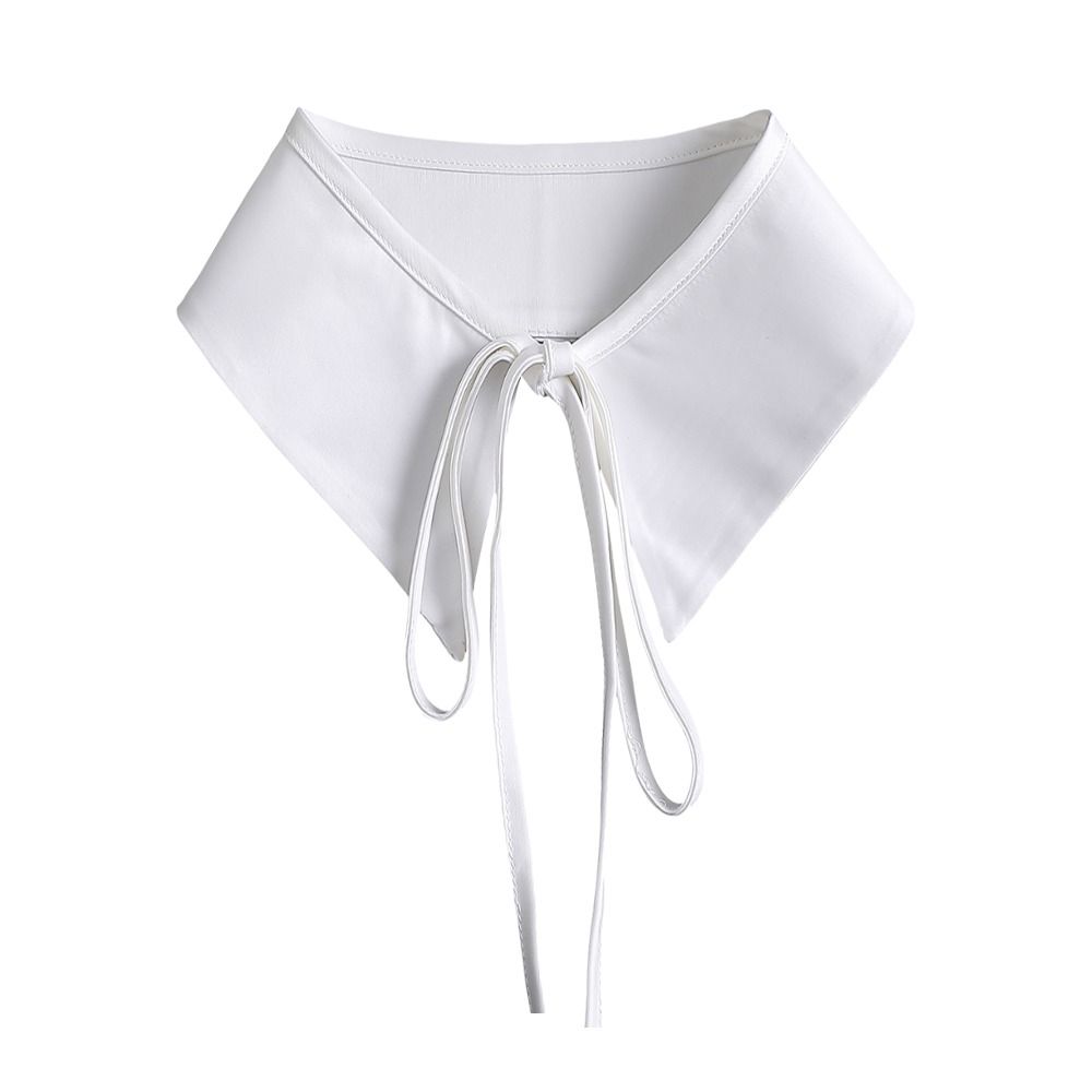 Fashion Cotton Shirt Fake Collar Detachable Vintage Lapel Women Classic Blouse False Collar