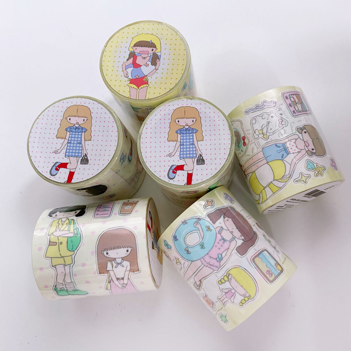 Decorative Masking Tape Washi Tape Set for Scrapbook Kawaii Stickers For Arts Diy Crafts Album Journal Planner