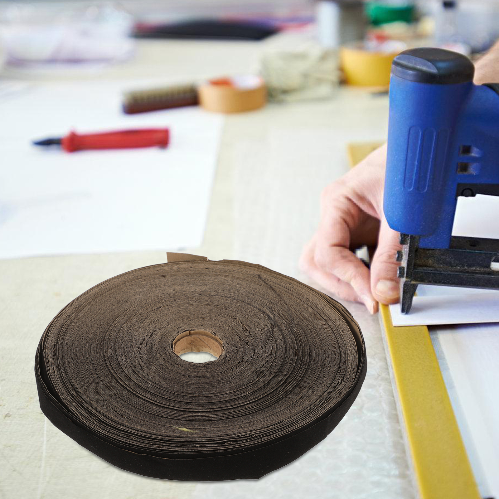 Fleece Back Panel Adhesive Sticker Cloth Self-Adhesive Display Pad for Counter Liner