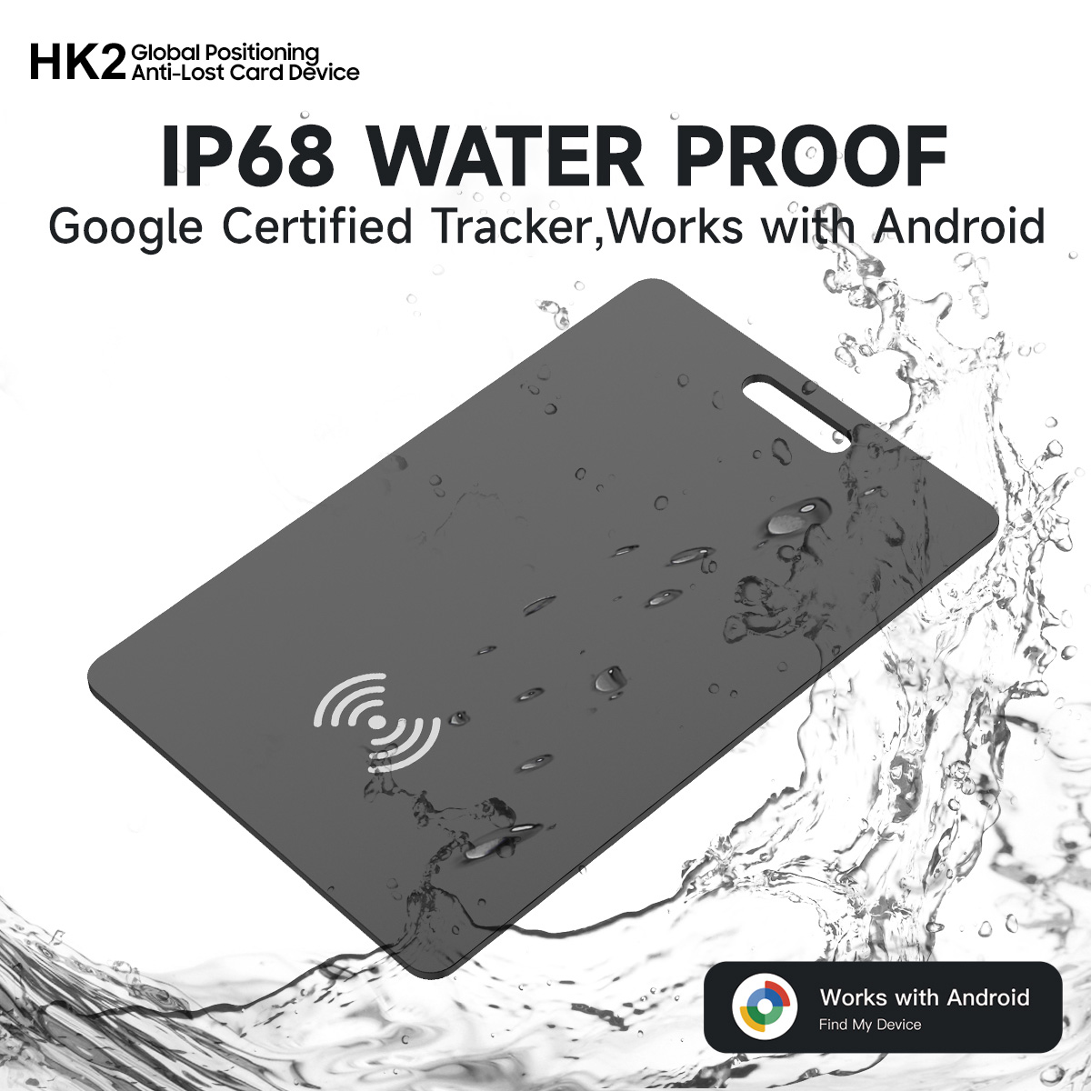 Wireless Charging Tracking Card, Google Find Device, Android Wallet Locator, Smart Mini Tag, Find My AirTag