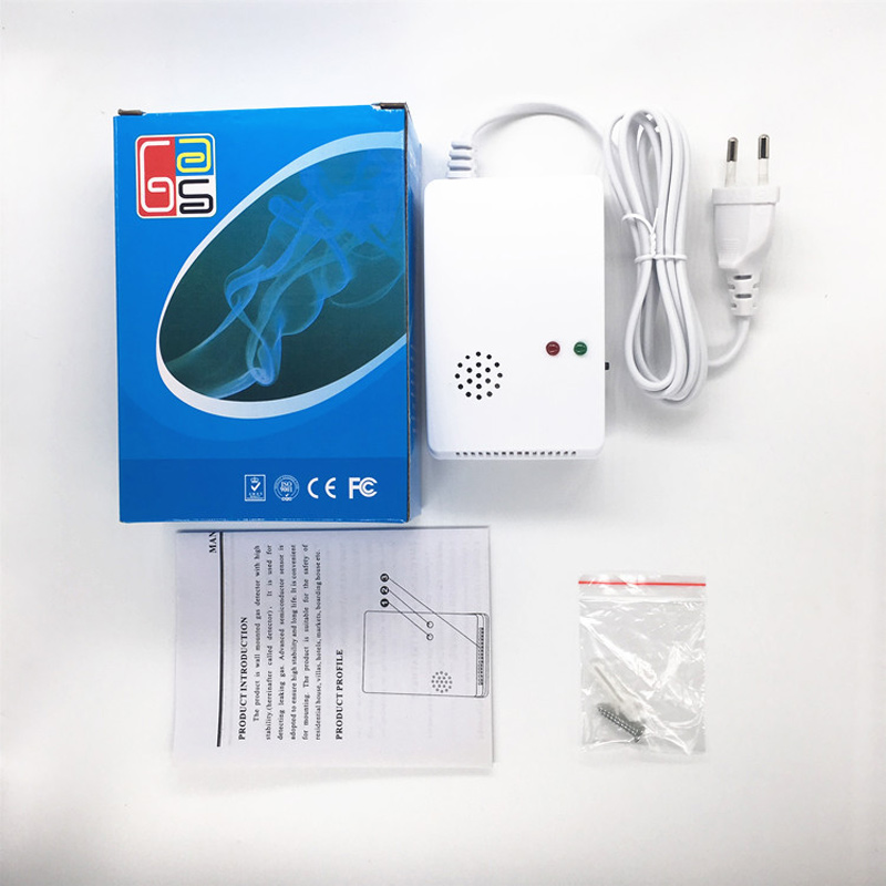 Household Independent Gas Alarm Probe Inductive Sensitive Coal Liquefied Natural Gas Leakage Detector Extreme Plug and Play