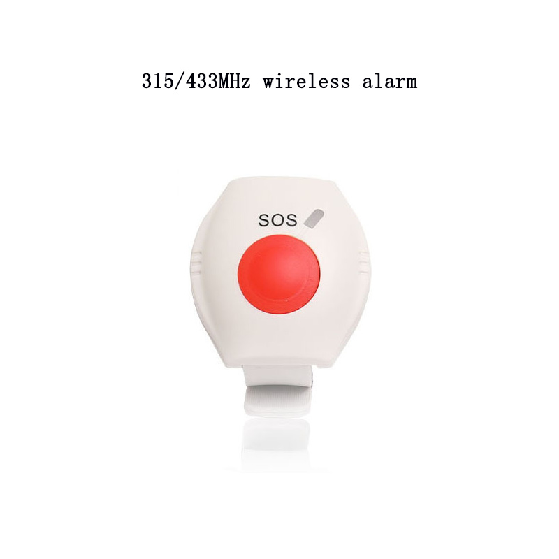 Elderly Pager Wristwatch Wireless Button SOS Infusion Alarm Household Remote Emergency Alarm Set Portable Low Waterproof