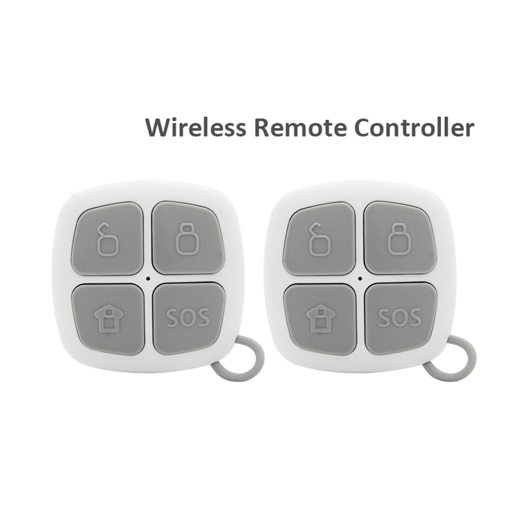 2pcs/Lot 433MHz Portable Mini Small Wireless Remote Controller with 4 Buttons for Smart Home G90B Plus Security Alarm System