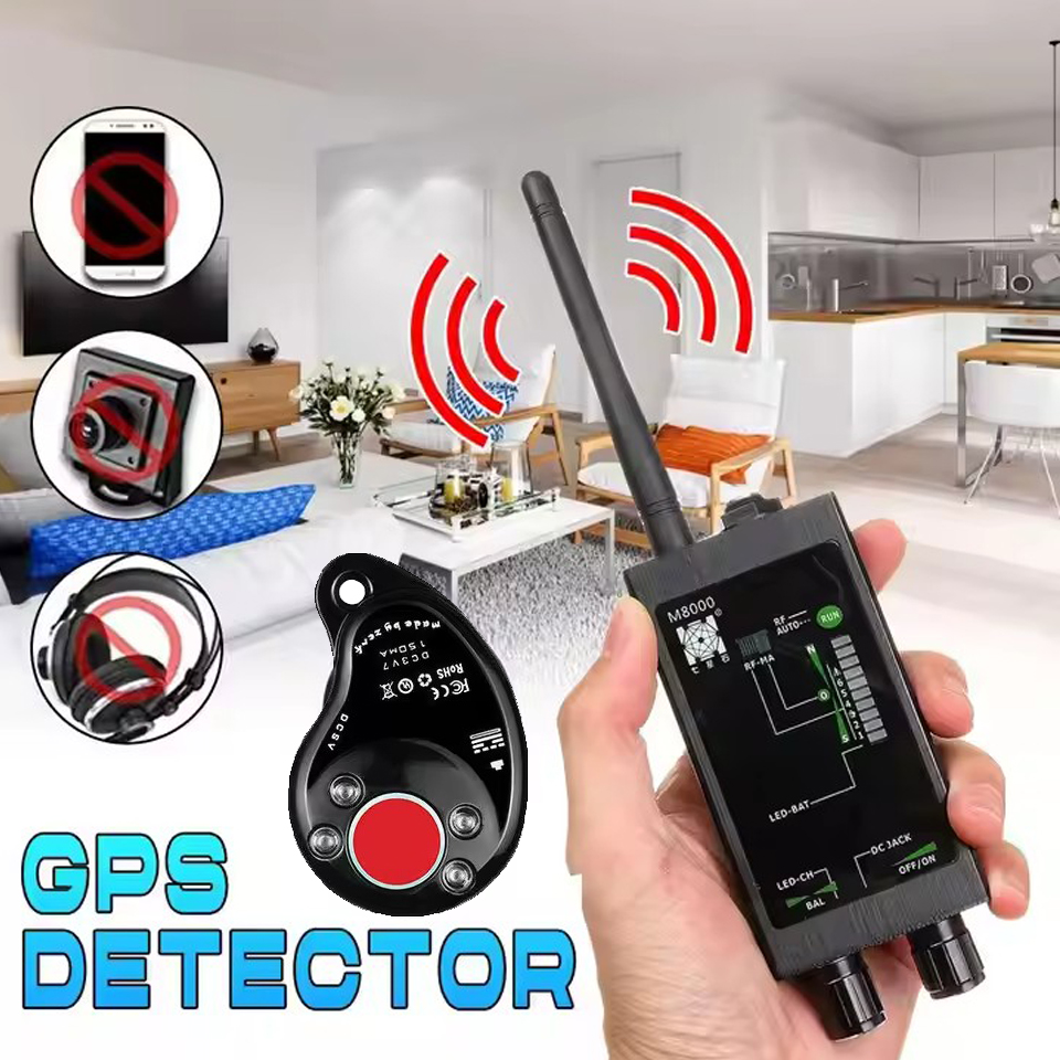 M8000 Radio Anti-Spy Detector High-Sensitivity Wide-Frequency (1MHz-12GHz) for Detect Wireless Cameras Eavesdropping&amp;GPS Tracker