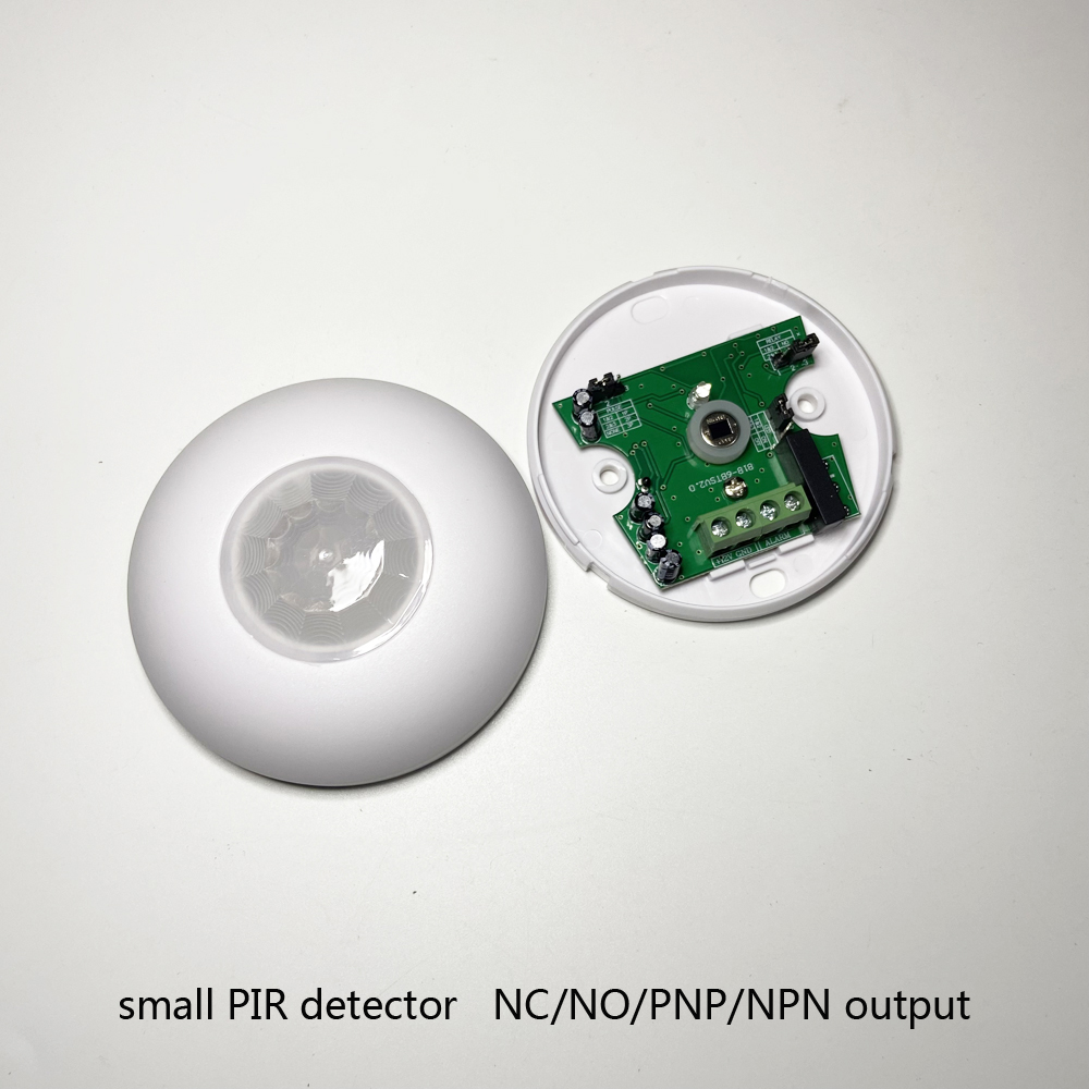 1Pcs Indoor 360° Ceiling PIR Motion Detector Movement Alarm Infrared Sensor Light Switch NC/NO Relay Output PNP/NPN Optional