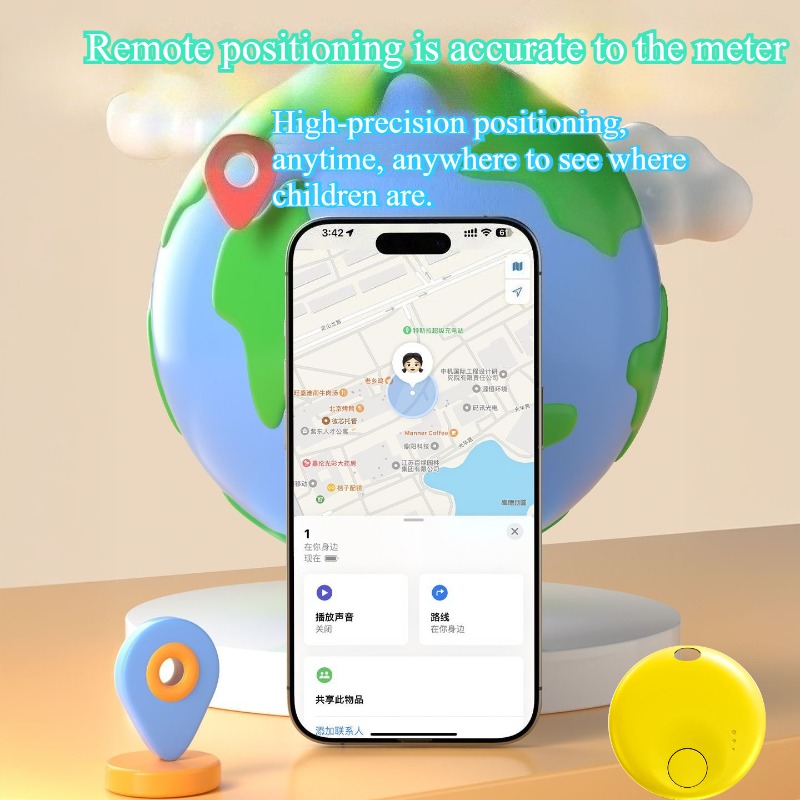 Smart mini Airtags Tag for IOS phone Find My Bluetooth Tags Elderly Car Pet Anti-lost Locator