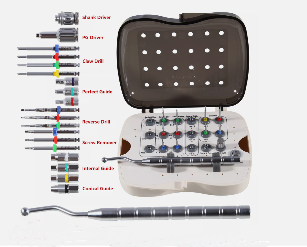 Dental Implant Fractured Screw Removal Kit NeoBiotech SRK Broken Screw Remover Kit Dental Instrument Implant Surgical Tool