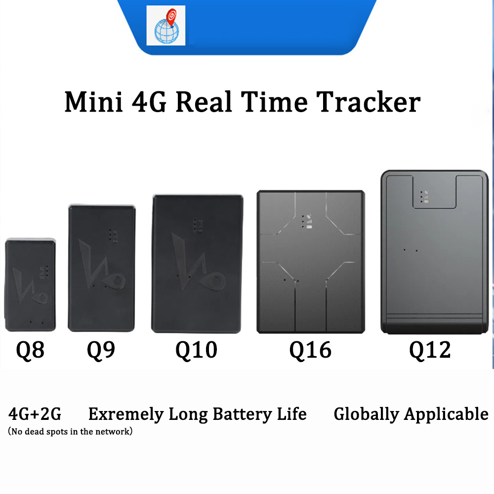 Q8/9/10/16/12 4G GPS Tracker Mini Real Time Car Tracking Device Anti-Lost Trackers Vehicle Kids GPS Locator Dropshipping