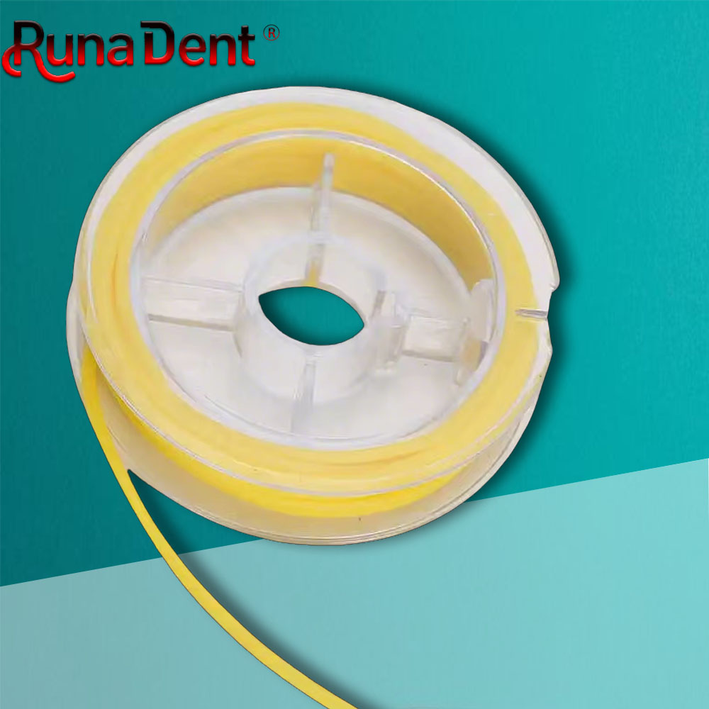 Dental Rubber Dam Stabilizing Cord 2.1M X 1.8Mm Medium Elastic Wedges Clamps Sheets for Dental Use | Protective Barrier Tools