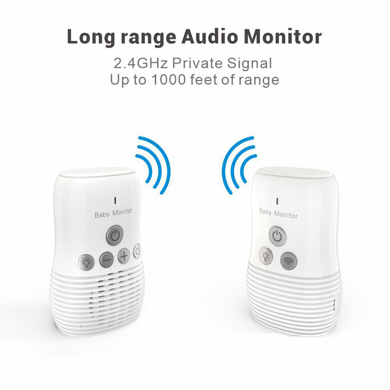 Two-way Voice Child Caregiver Intelligent Wireless Baby Monitor Bidirectional Audio Intercom Built-in Battery Night Light