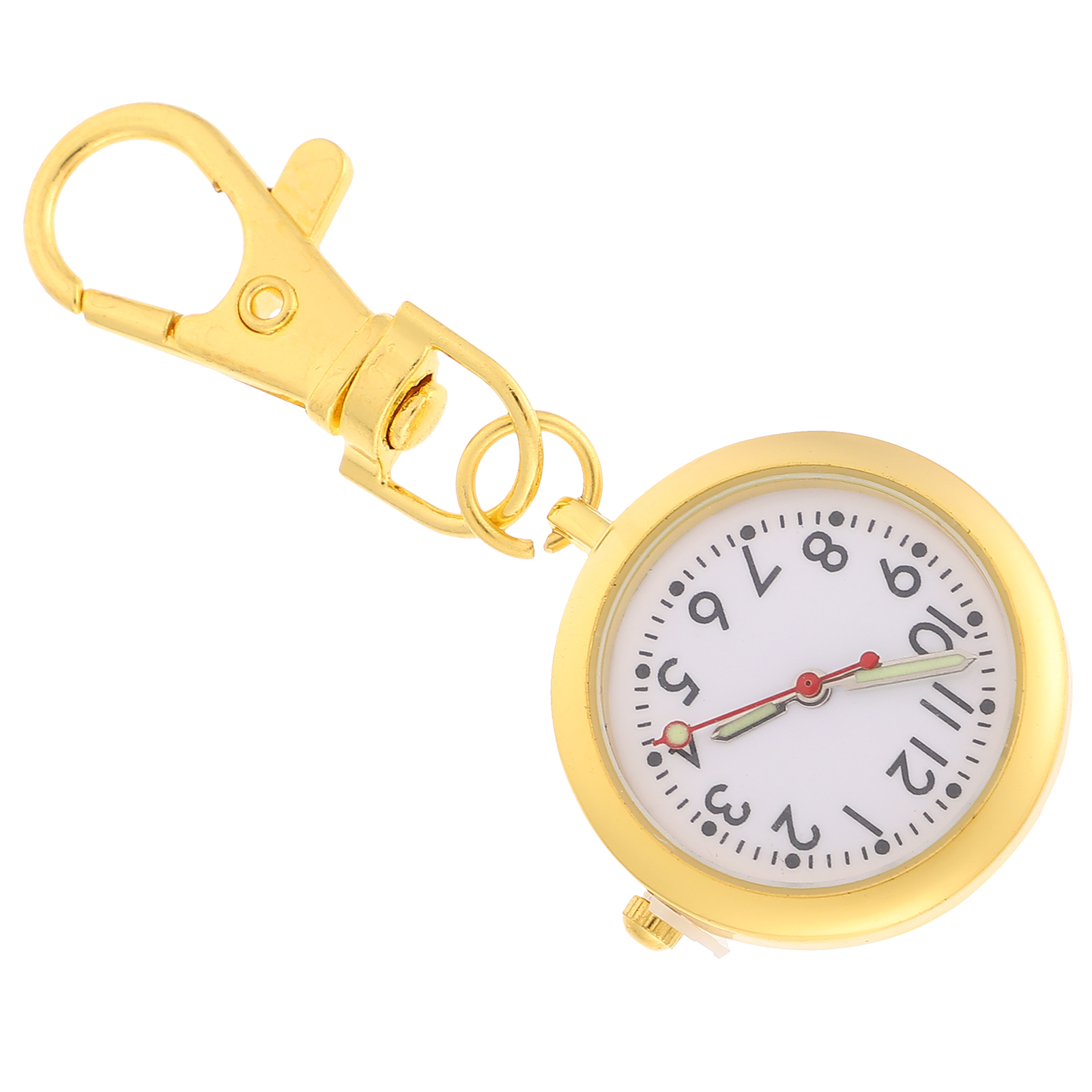 Sturdy Alloy Doctors Keychain Hanging Fob Hanging Pocket Watch Clip On Watch Clip On Gift Travel Women Men Family