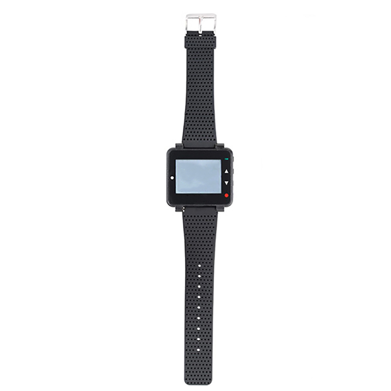 Wrist Watch Receiver Pager Build In Rechargeable Battery Wireless POCSAG for Restaurant Office Bar Hospital Calling System