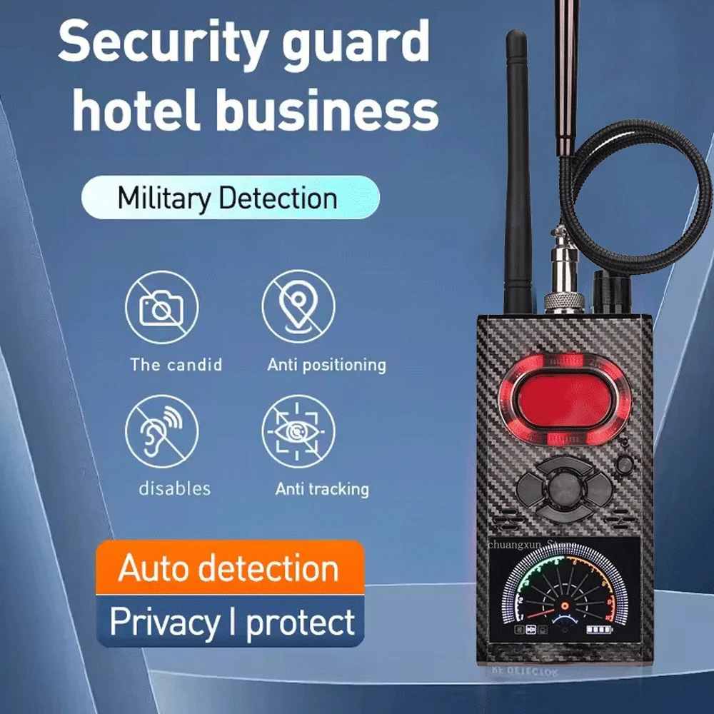 K99 Anti Spy Hidden Camera Detector RF Signal Wireless Cam Lens Scanr Bugs GPS Tracker Magnetic GSM Device Detection spy gadgets