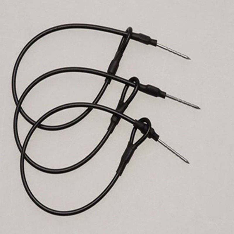 100 Pieces Reusable EAS Anti-Theft Steel Wire Rope Safety Lanyard Hard Alarm Safety Label Hanging 17CM