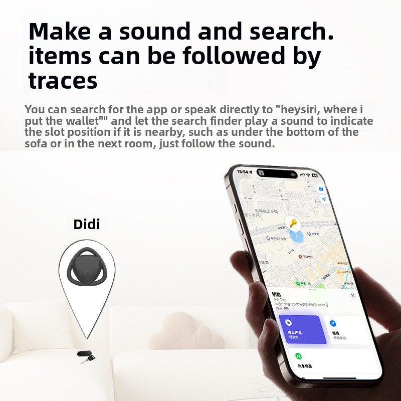 Global slotter triangle search tracker long distance suitable for apple ios system find my slotter